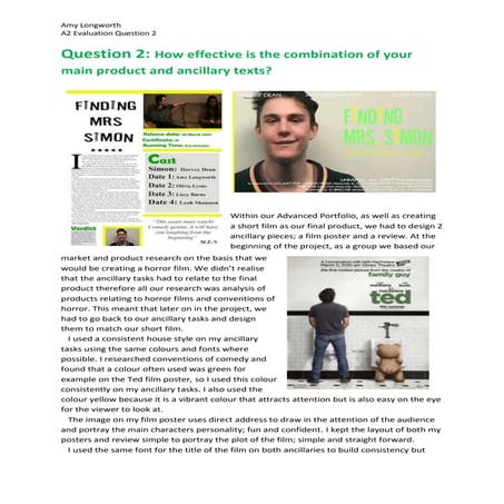 Short Film Questionnaire | DOCX