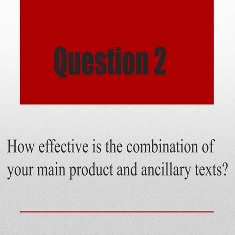 How effective is the combination of your main product and ancillary texts?