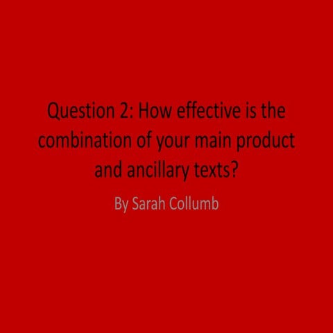 Evaluation question two | PPTX