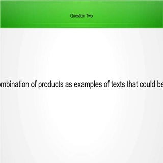 Audience - Question 2 