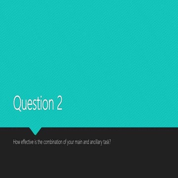 Evaluation question 2 | PPTX