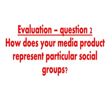 Media Evaluation | PPTX