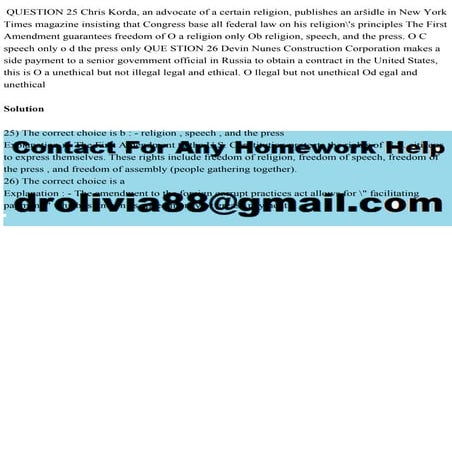 QUESTION 25 Chris Korda, an advocate of a certain religion, publishes.pdf