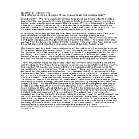 Question 2 evaluation