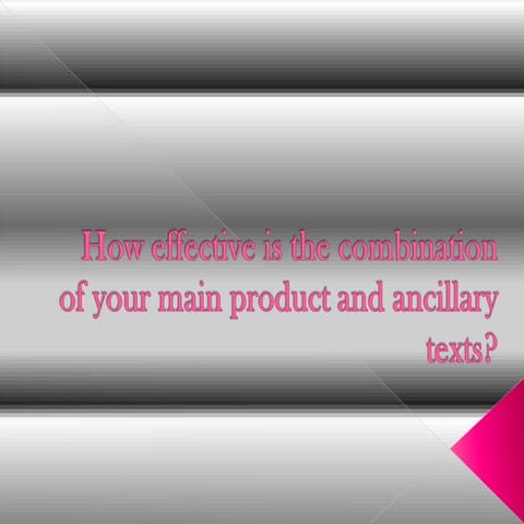 Question 2 Media Presentation