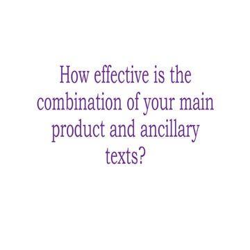 Question 2 media evaluation 2