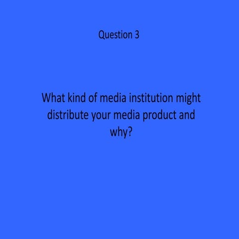 Question 3 | PPTX
