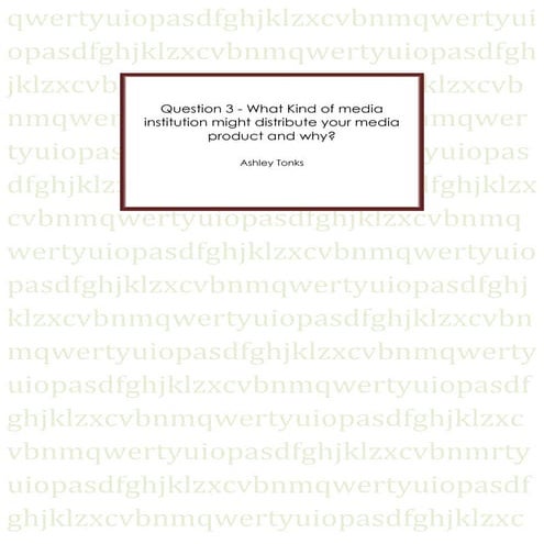 G321 - AT - Question 3