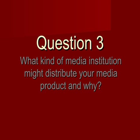 Question 3 | PPTX
