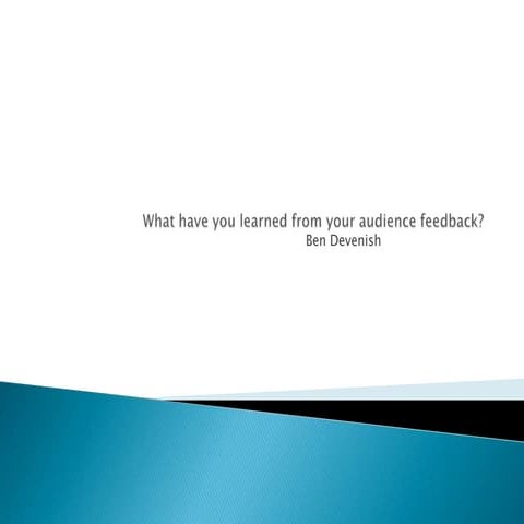 Evaluation Question 3 | PPTX