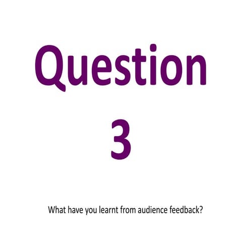 Question 3