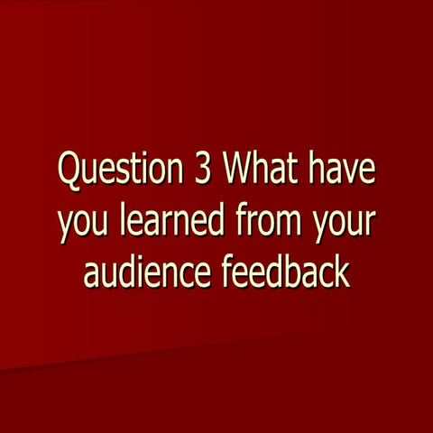 Question 3 media
