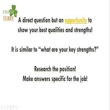 Question 3  why should we hire you