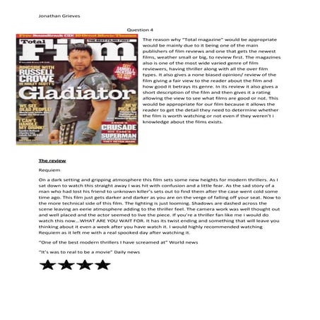 Question 4 of Evaluation 