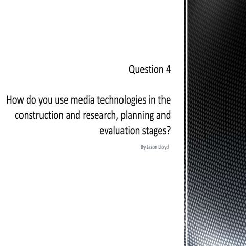 Question 4 - Jason Lloyd