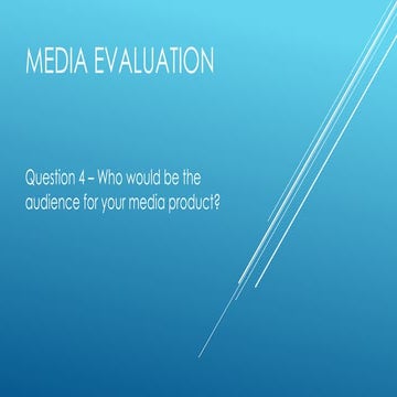 Question 4 -  target audience