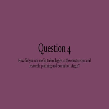 Question 4 done