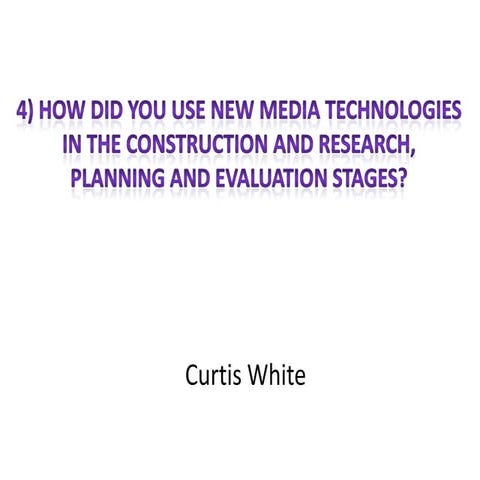 Question 4 evaluation