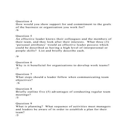 Situational Questions for Team Leader Interviews in BPO with Sample ...