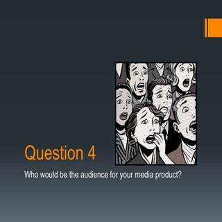 Media evaluation Question 4