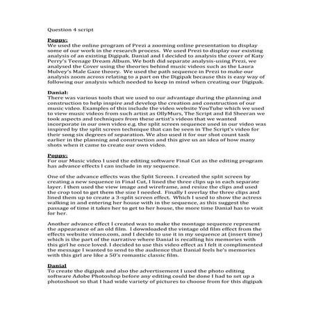 Question 4 script | PDF | Free Download