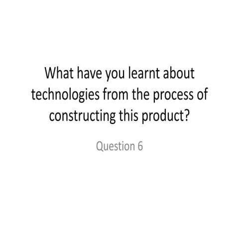 Question 6