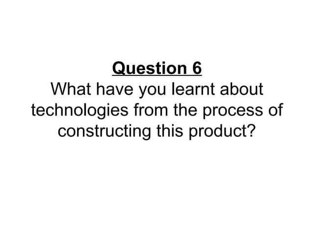 Question 6