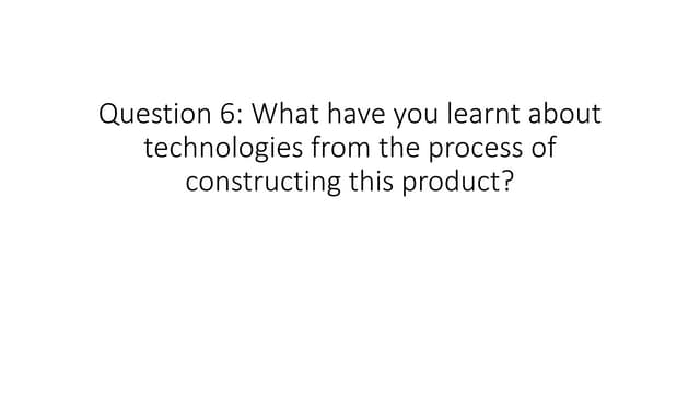 Question 6