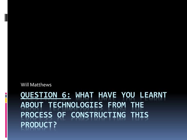 Question 6 