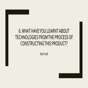 Question 6 powerpoint