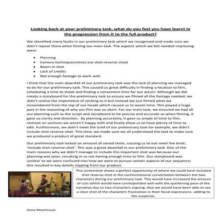 Question 7 of evaluation