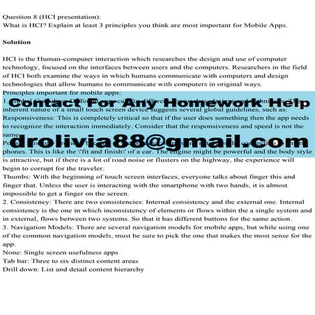 Question 8 (HCI presentation)What is HCI Explain at least 3 prin.pdf