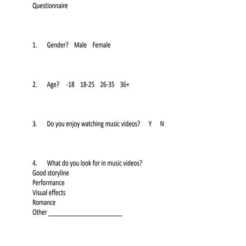 Questionaire