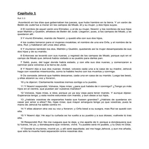 Questionario del libro de ruth