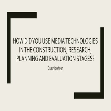 Question 4 planning | PPTX