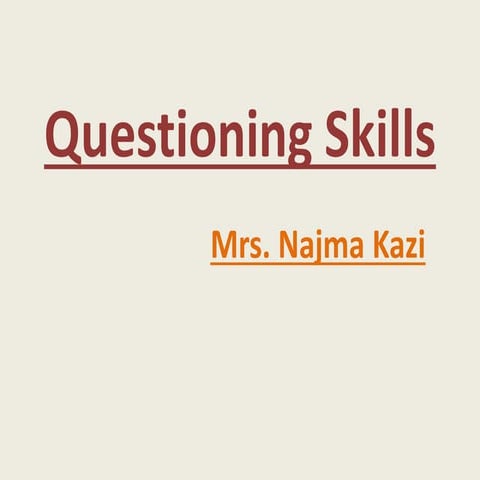 Questioningskills.ppt