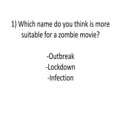 Vox Pop Questions Vox Pop Questions