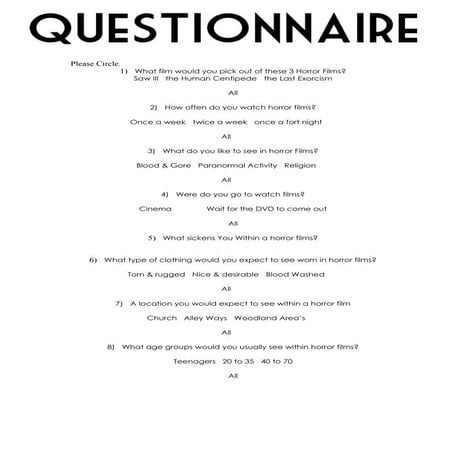 Questionnaire