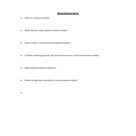 Questionnaire