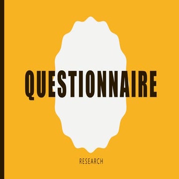 Questionnaire 