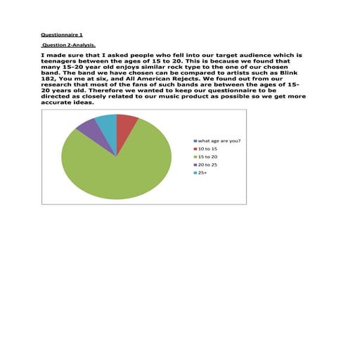 Questionnaire 1 Question 2 | PDF