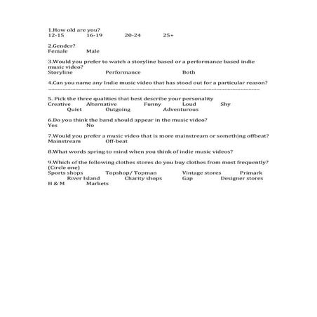 Questionnaire | PAGES