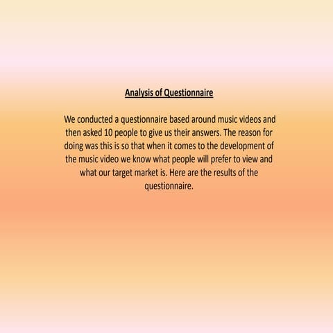 Questionnaire Analysis[1]