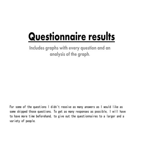 Questionnaire data