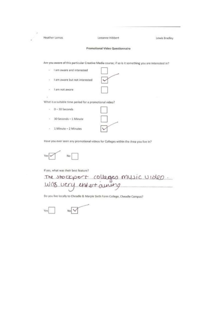 How To Use A Questionnaire , What is a good questionnaire? everything ...