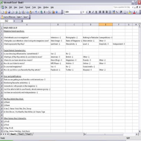 Questionnaire Presentation