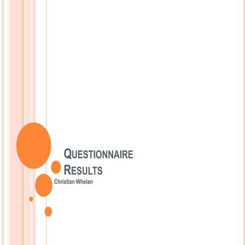 Questionnaire results