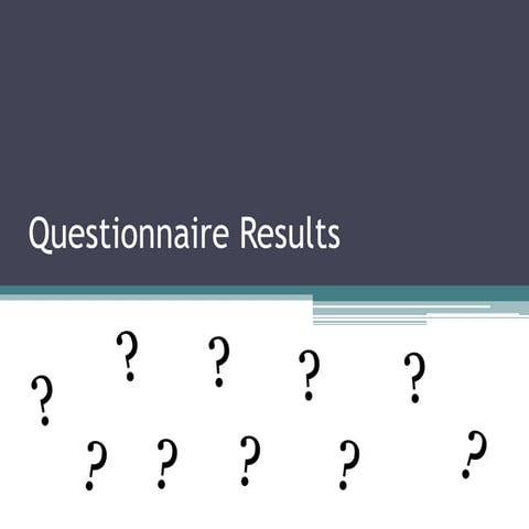Questionnaire analysis | PPTX