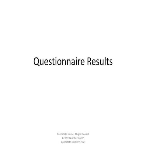 Survey monkey results | PPTX