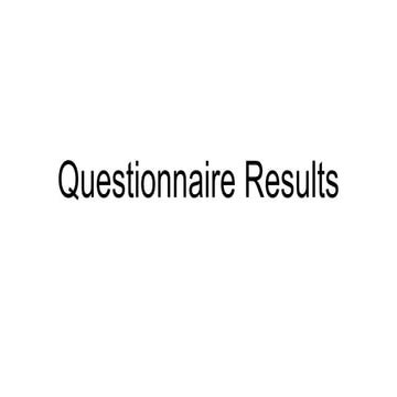 Questionnaire results (complete)